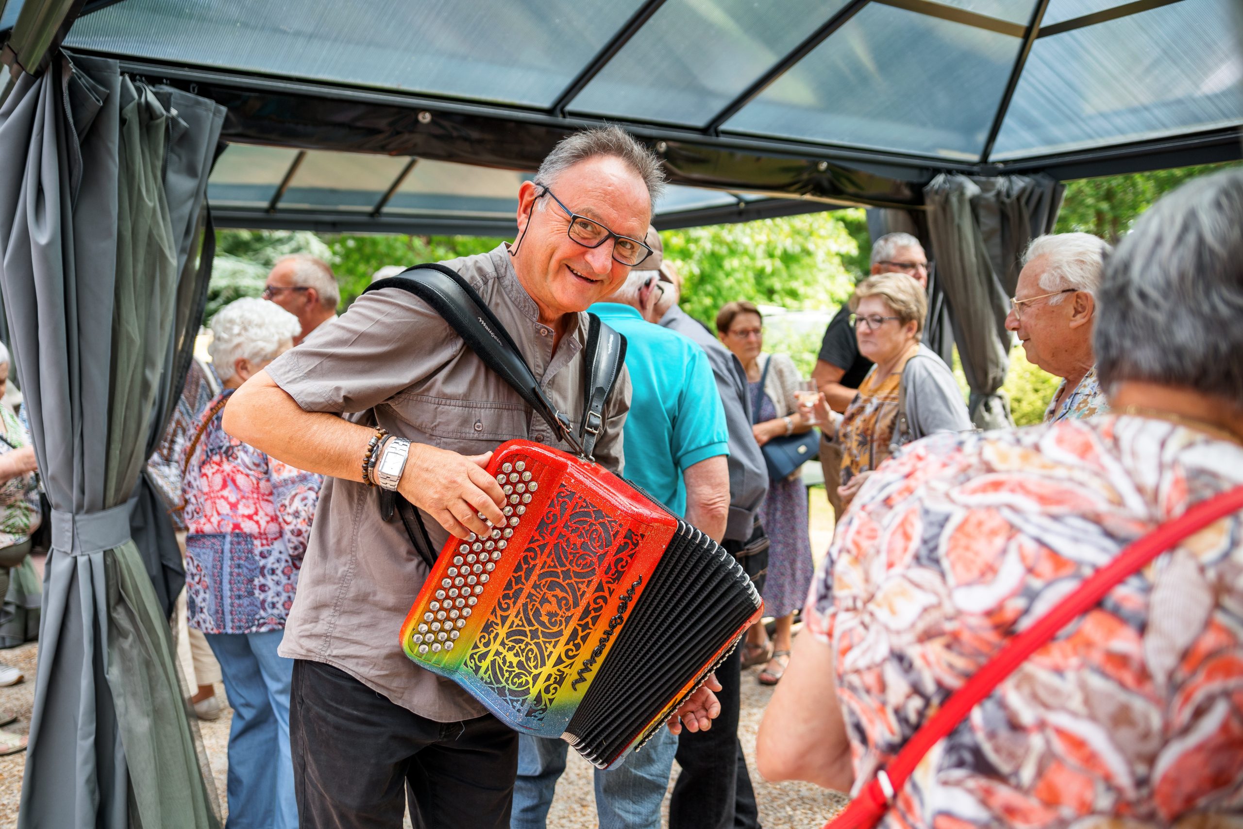 Restaurant l'orée du parc - musique - Accordéon