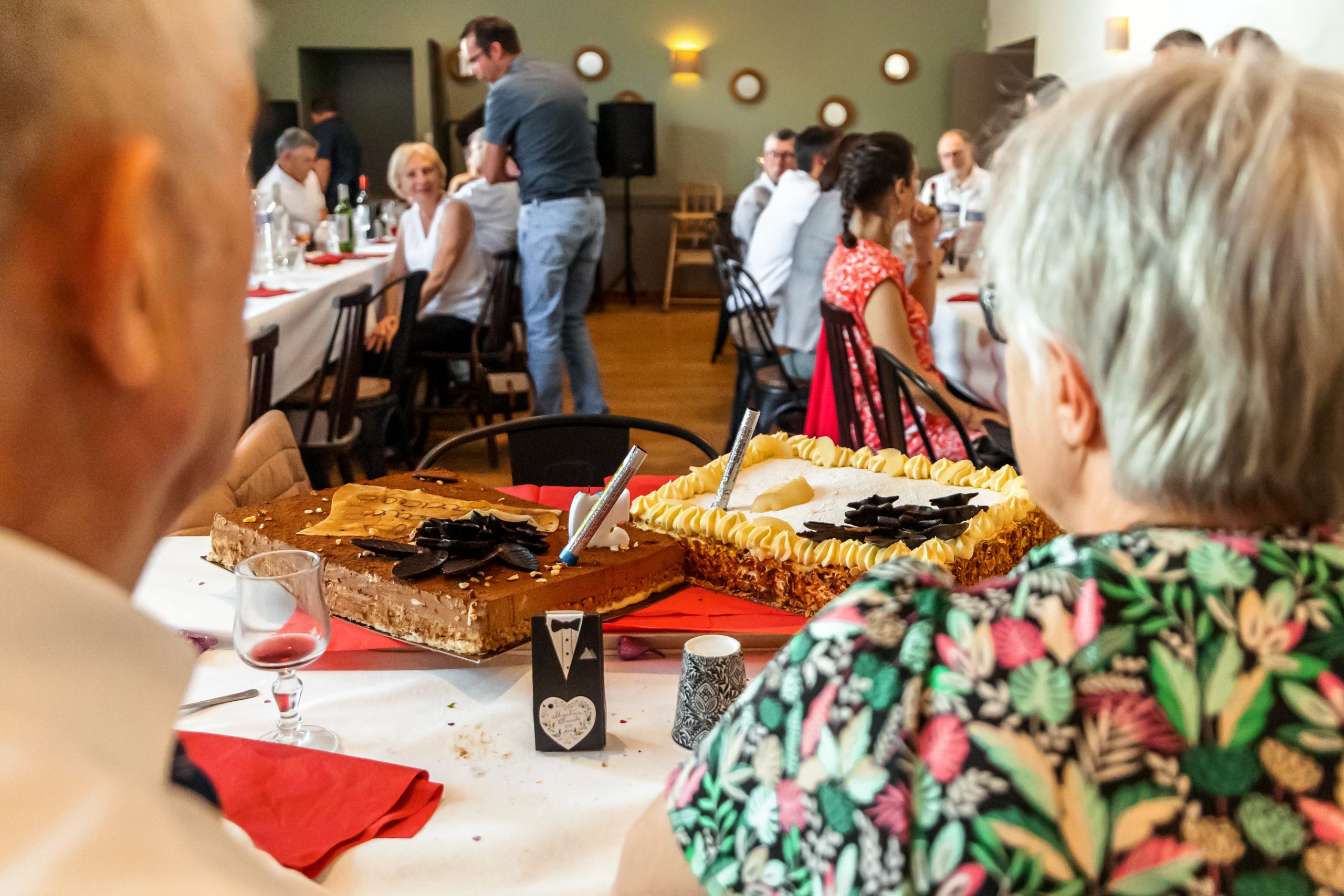 Restaurant l'orée du parc à Becherel - la grange - les repas de famille - la salle Caradeuc - 50 ans de mariage